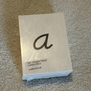 Pre-K My Sidewalks on Reading Street Finger Tracing Cards NEW Trace ERI